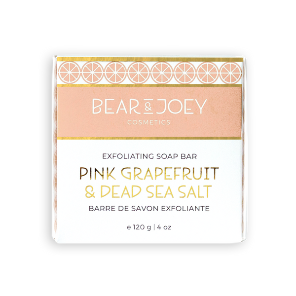 Pink Grapefruit & Dead Sea Salt Exfoliating Soap Bar